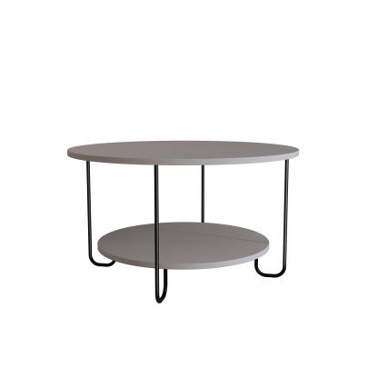 Decortie Corro Modern Coffee Table Mocha Grey - Image 2