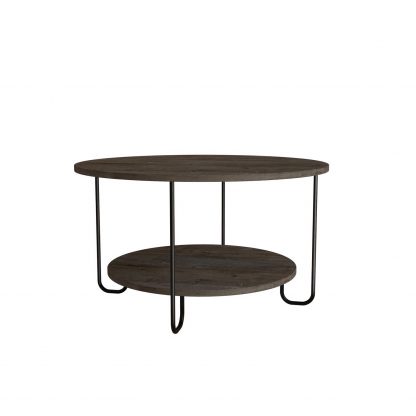 Decortie Corro Modern Coffee Table Dark Coffee - Image 2