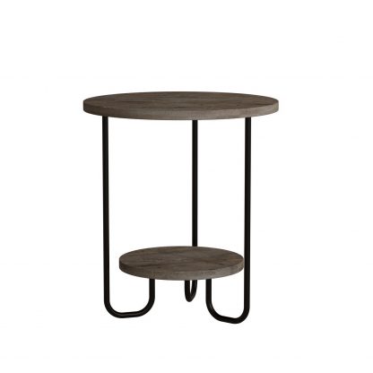 Decortie Corro Modern Side End Table Dark Coffee - Image 3