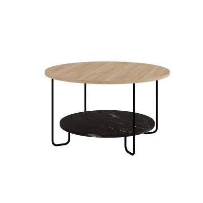 Corro Modern Coffee Table Oak Lotus - Image 3