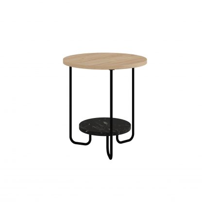 Corro Modern Side End Table Oak Lotus - Image 3