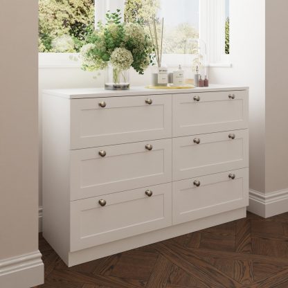 Artus 6 Drawer Chest Of Drawers - Matt White