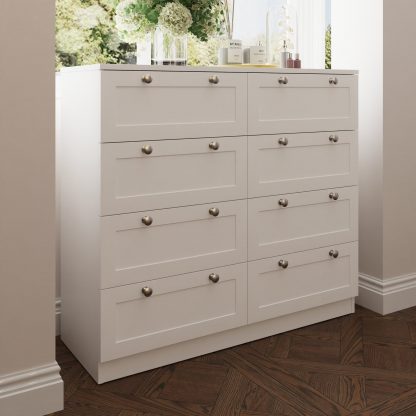 Artus 8 Drawer Chest Of Drawers - Matt White