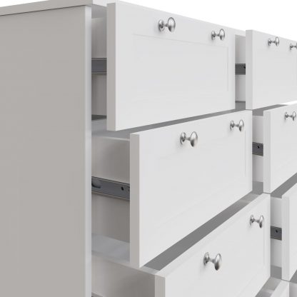 Artus 8 Drawer Chest Of Drawers - Matt White - Image 7