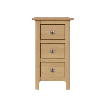 TABERNO 3 DRAWER SLIM CHEST - NATURAL OAK - Image 5