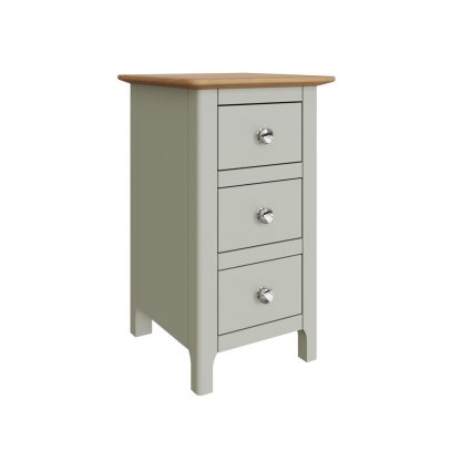 TABERNO 3 DRAWER SLIM CHEST - SAGE GREEN - Image 3