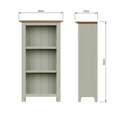 TABERNO 3 TIER BOOKCASE – SAGE GREEN - Image 6