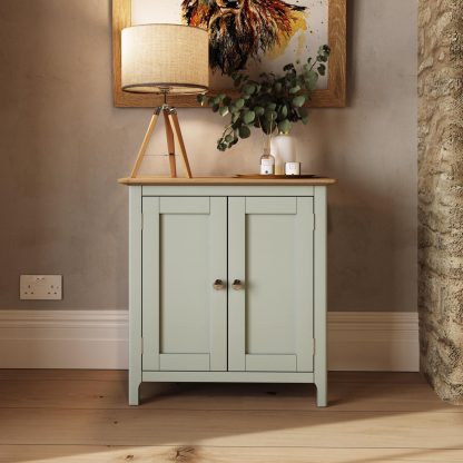 Taberno Compact Sideboard - Sage Green - Image 2