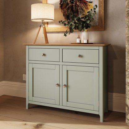 TABERNO 2 DOOR 2 DRAWER SIDEBOARD - SAGE GREEN