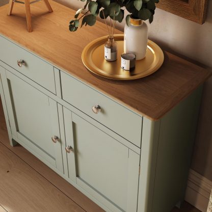 TABERNO 2 DOOR 2 DRAWER SIDEBOARD - SAGE GREEN - Image 3